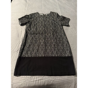 The Limited Black/White Shift Dress Size 1X